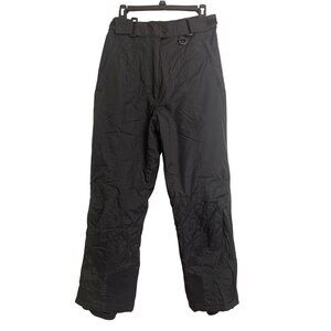 Snow Lion Winter Black Ski/Snowboard Pants Medium Nylon Outdoor